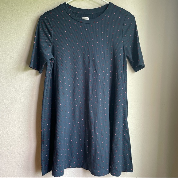 Gymboree Girls Dress Navy / Heart Size Girls 14
